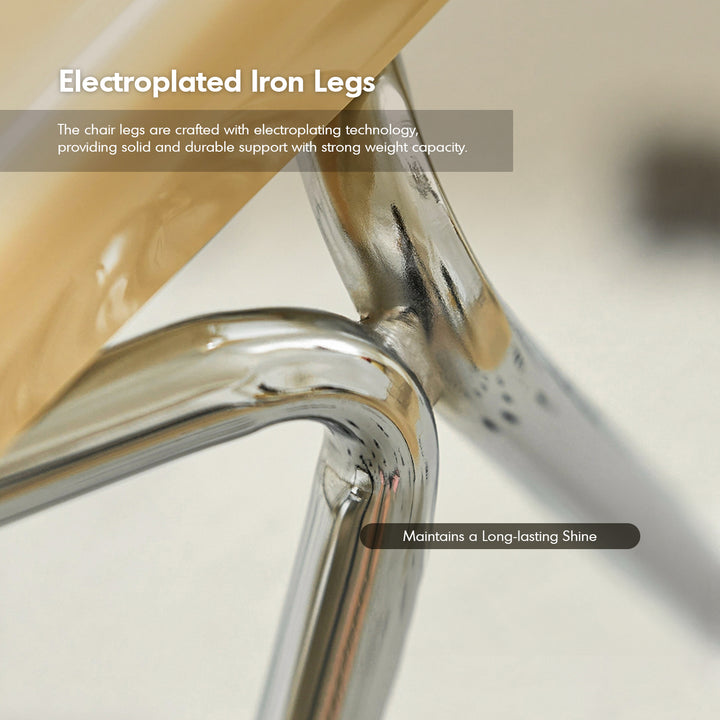 Contemporary plastic dining chair polo environmental situation.