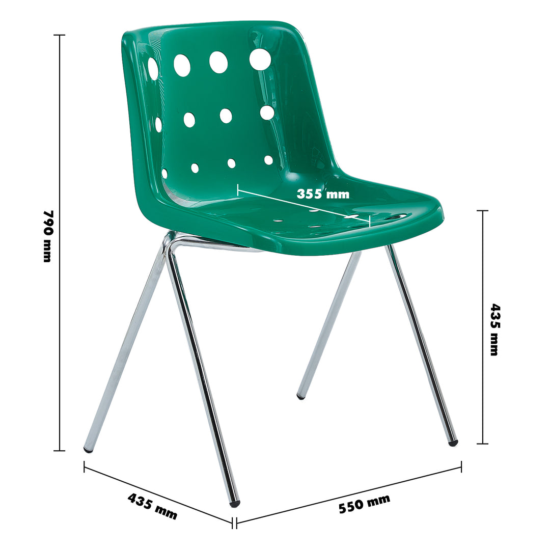 Contemporary plastic dining chair polo size charts.