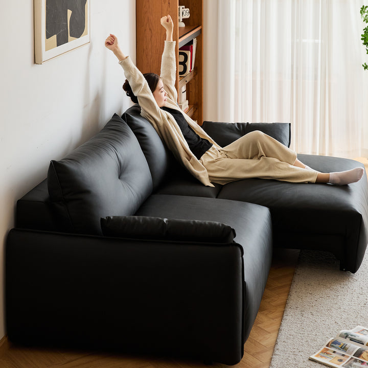 Modern Microfiber Leather electric recliner 4 seater sofa evena environmental situation.