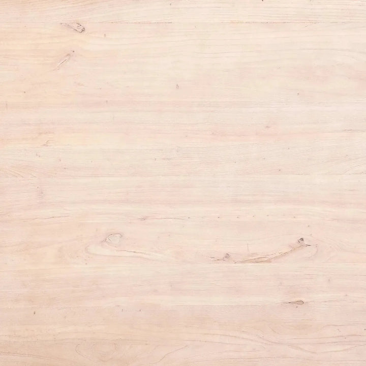 Rustic elm wood dining table forge color swatches.