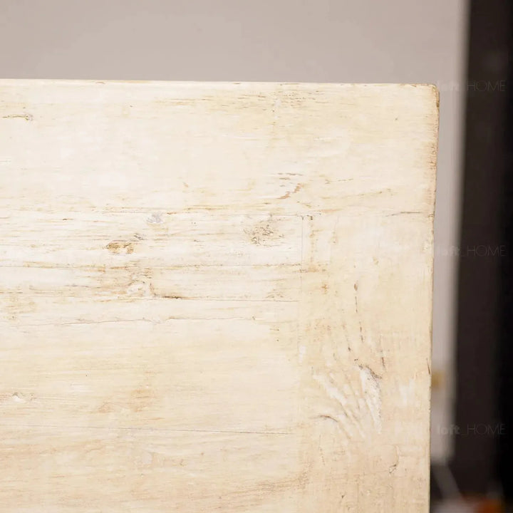 Rustic pine wood dining table pixie material variants.