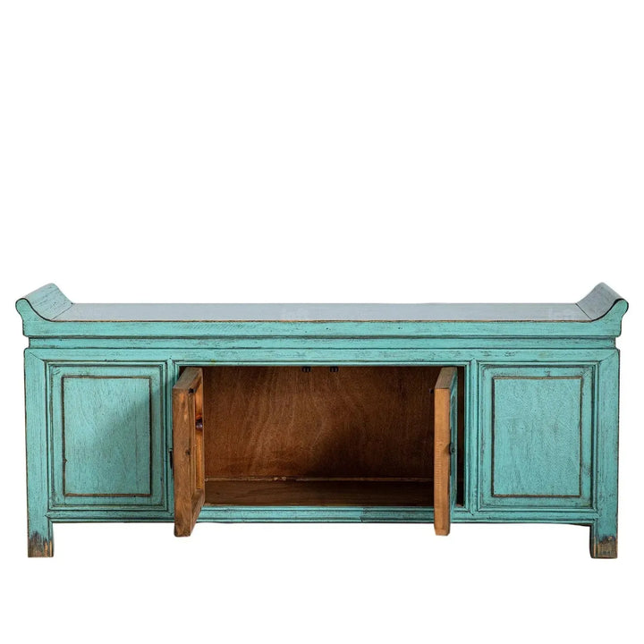 Rustic pine wood tv console whispers material variants.