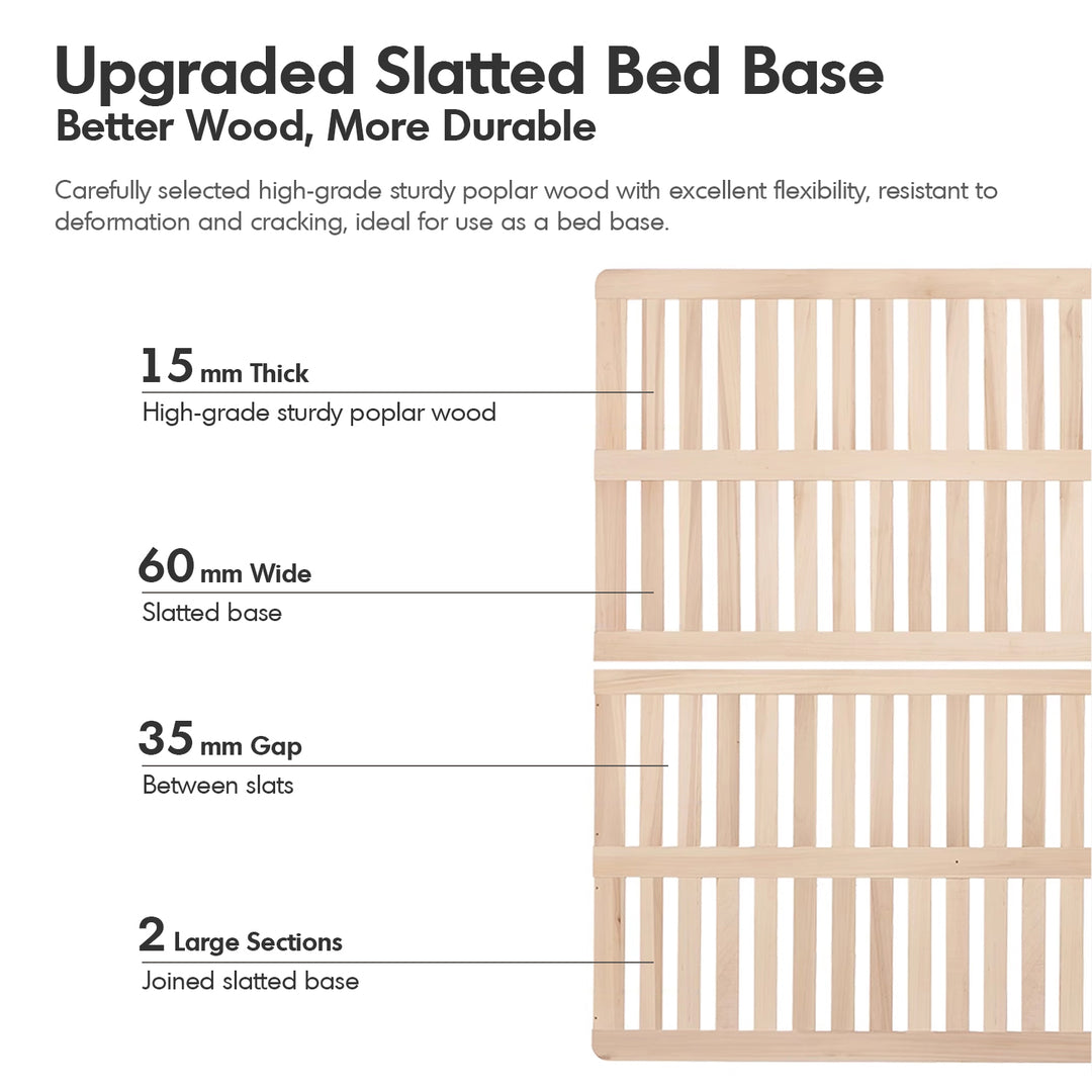 Scandinavian beech wood cat scratch resistant fabric leather kids bed nestle detail 1.