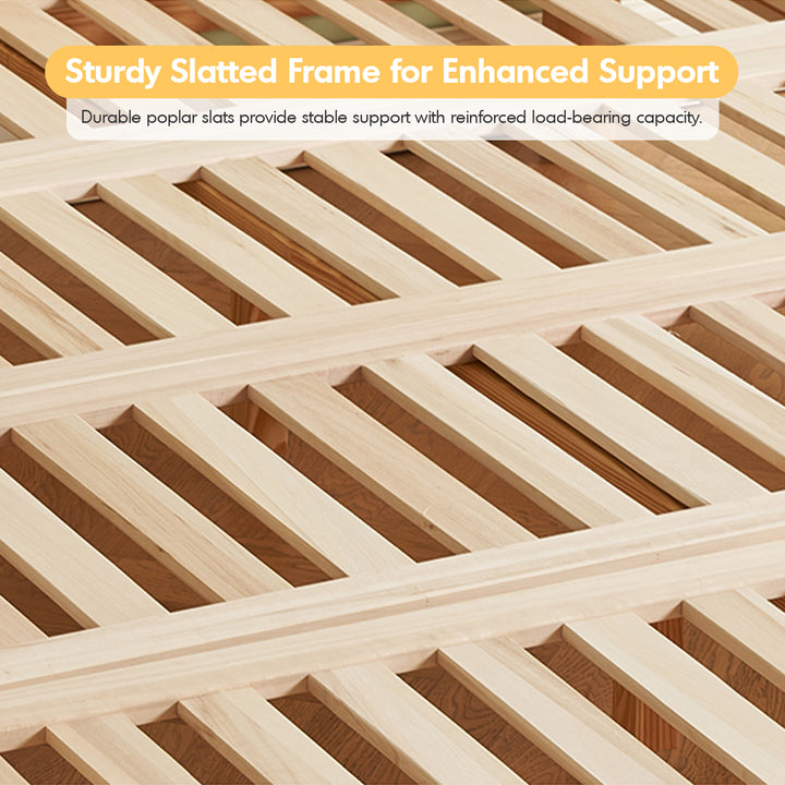 Scandinavian beech wood cat scratch resistant fabric leather kids bed nestle detail 2.