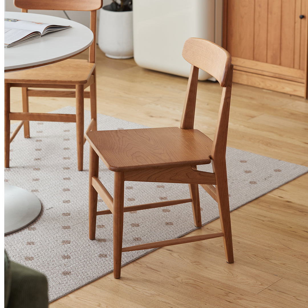 Scandinavian cherry wood dining chair modo size charts.