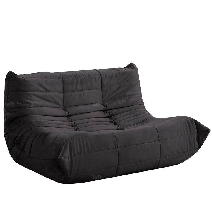 Contemporary fabric modular 2 seater sofa cater layered structure.