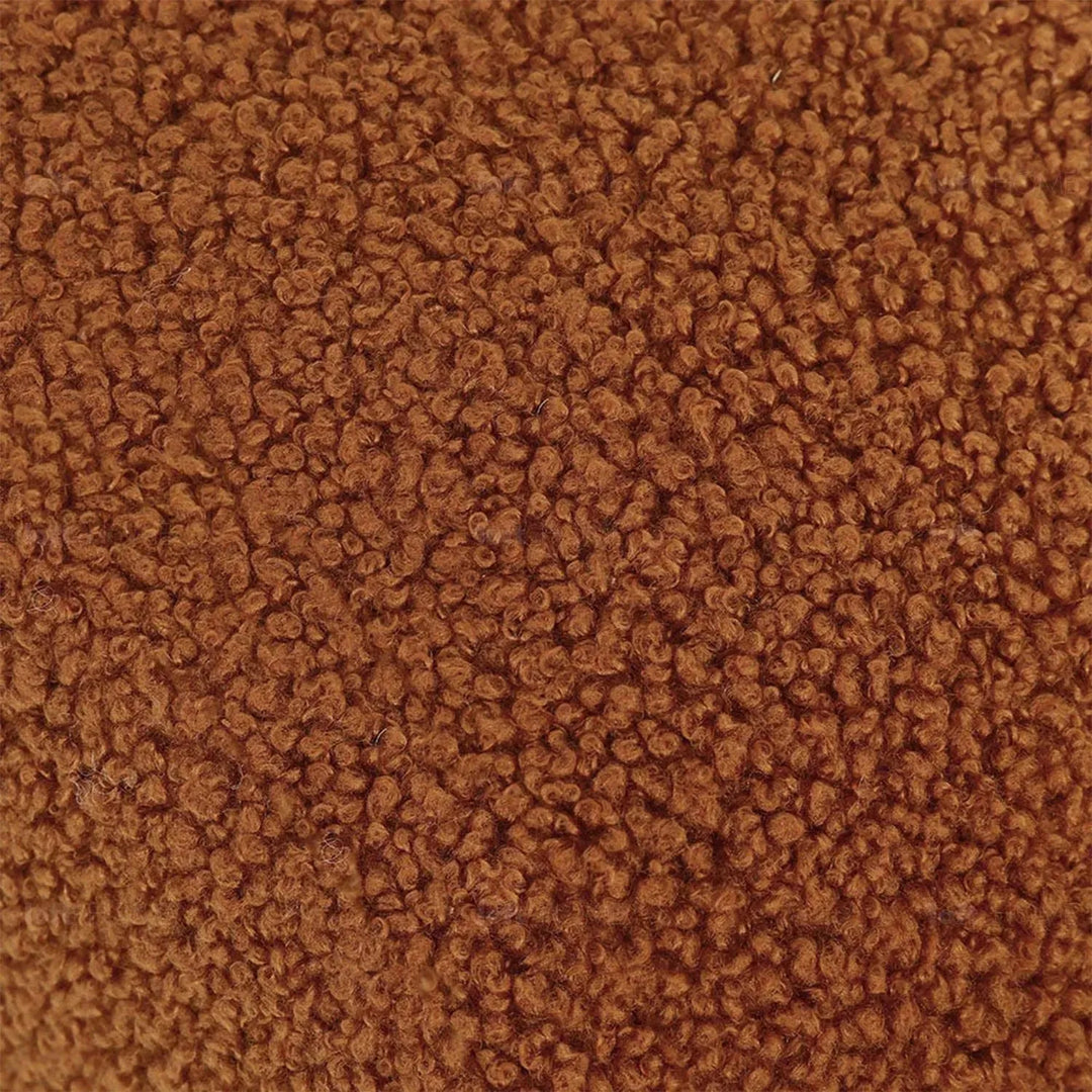 Contemporary teddy fabric modular ottoman cuboid l color swatches.