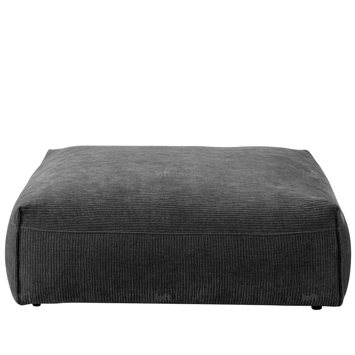 Modern corduroy velvet fabric modular ottoman opera layered structure.