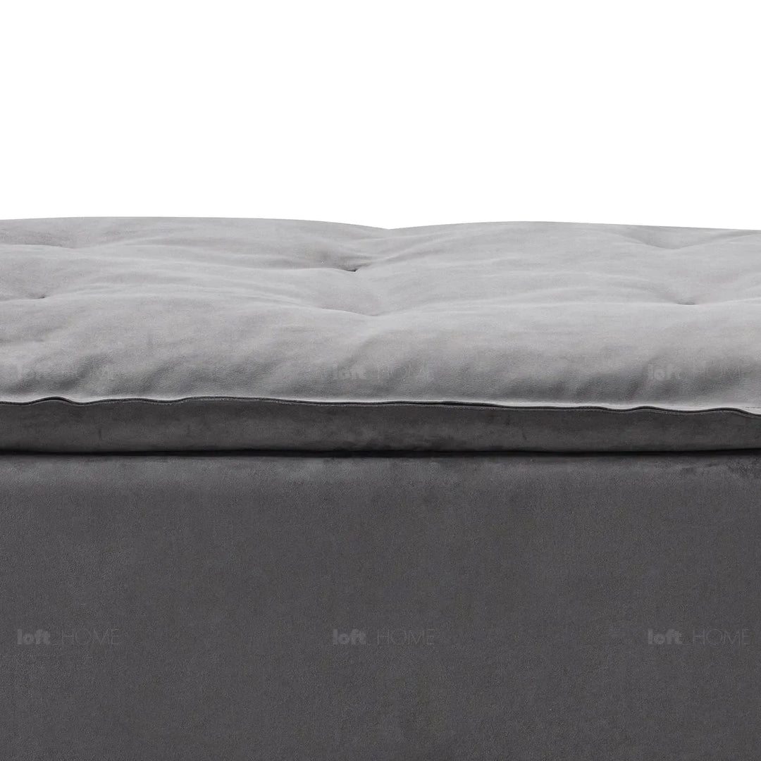 Modern fabric modular ottoman woolen situational feels.