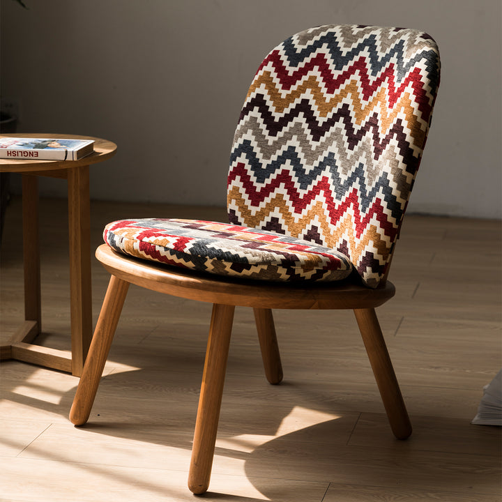 Scandinavian mixed weave fabric 1 seater sofa komachi material variants.