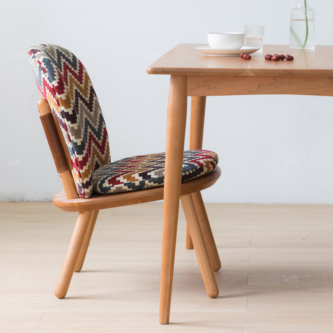 Scandinavian mixed weave fabric 1 seater sofa komachi environmental situation.