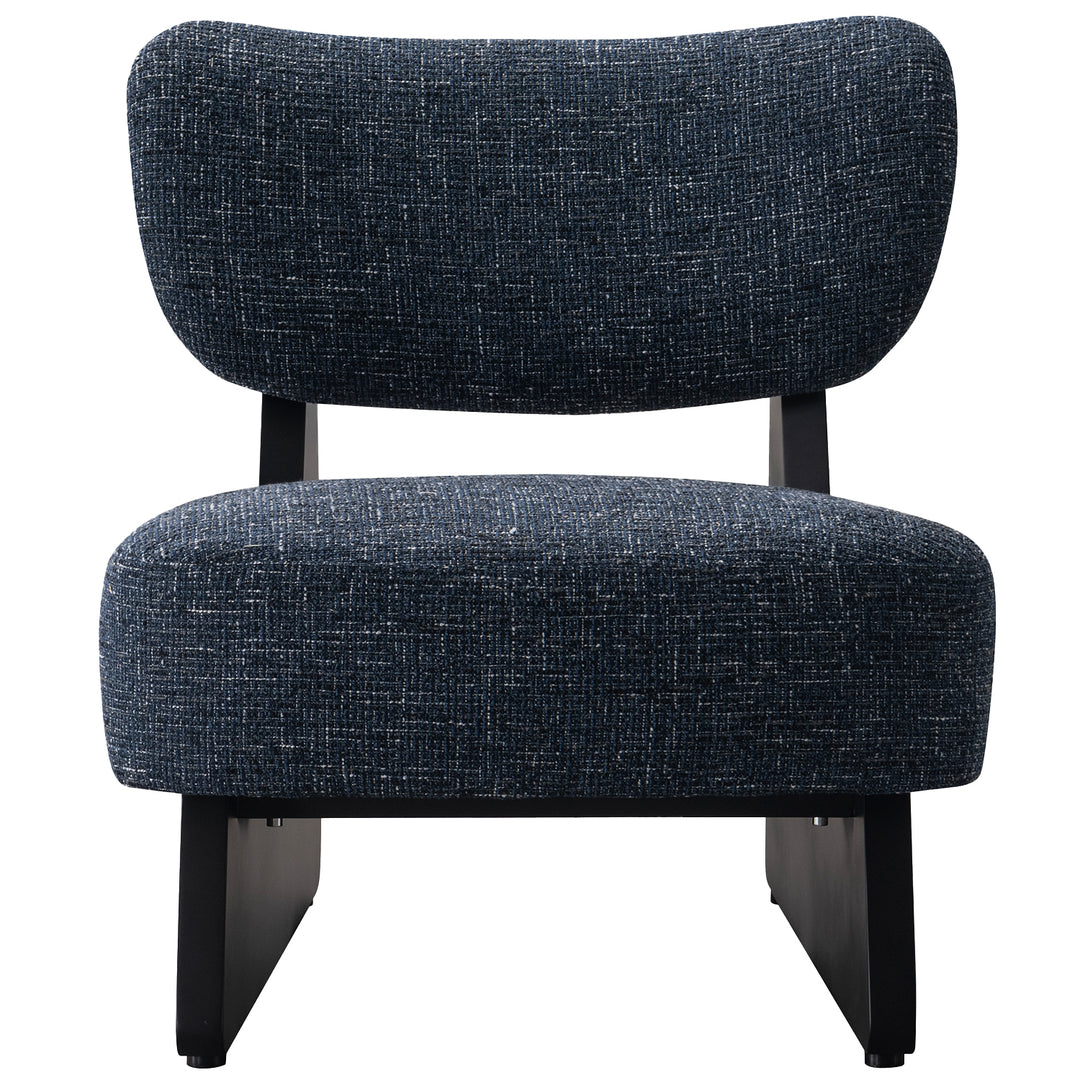 Japandi mixed weave fabric 1 seater sofa lange situational feels.