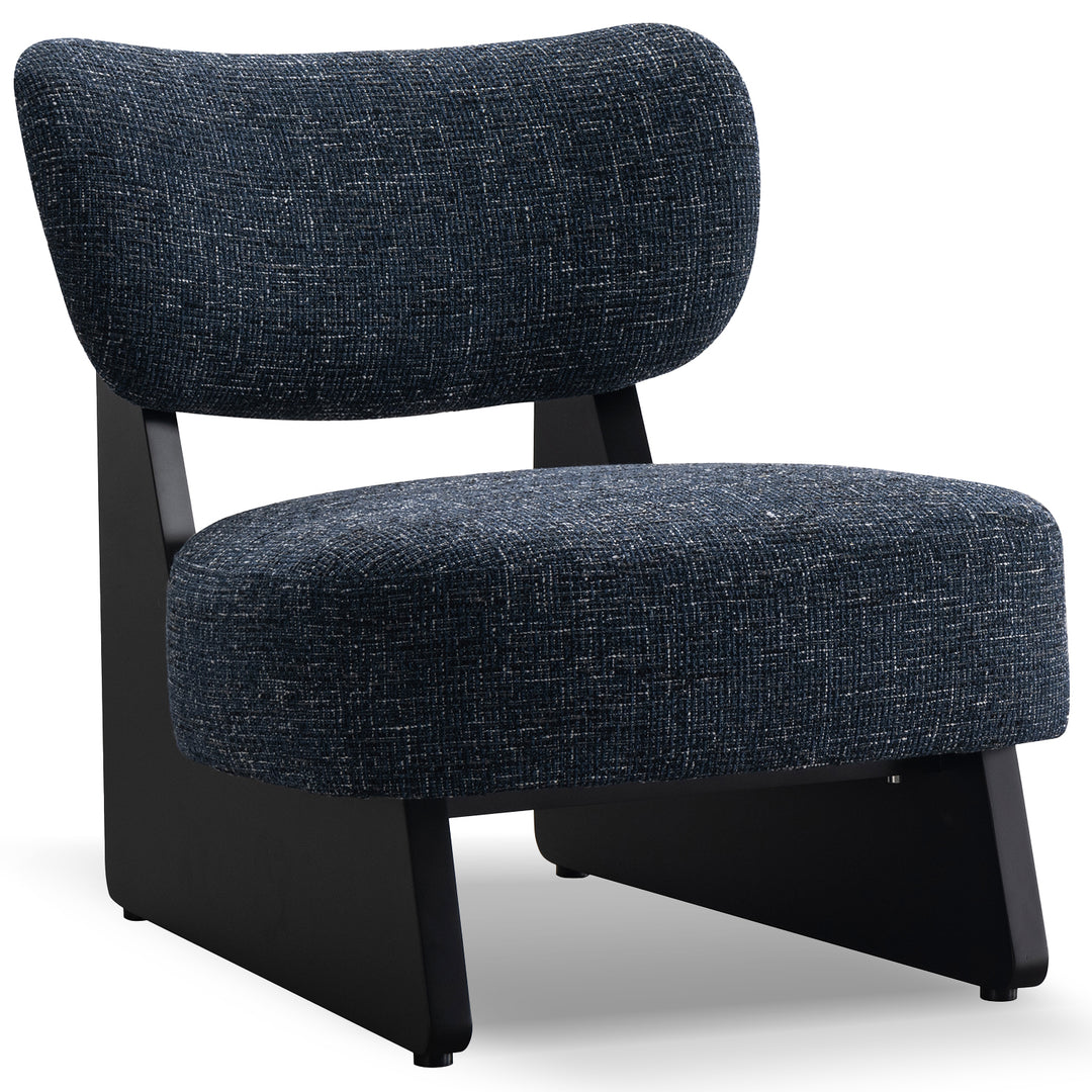 Japandi mixed weave fabric 1 seater sofa lange detail 1.