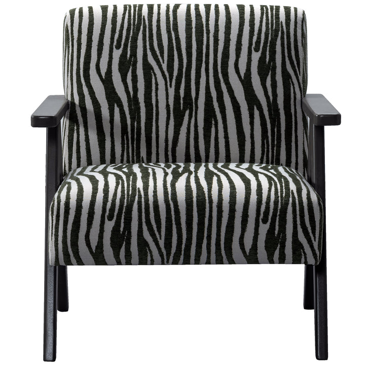 Japandi mixed weave fabric 1 seater sofa stua layered structure.