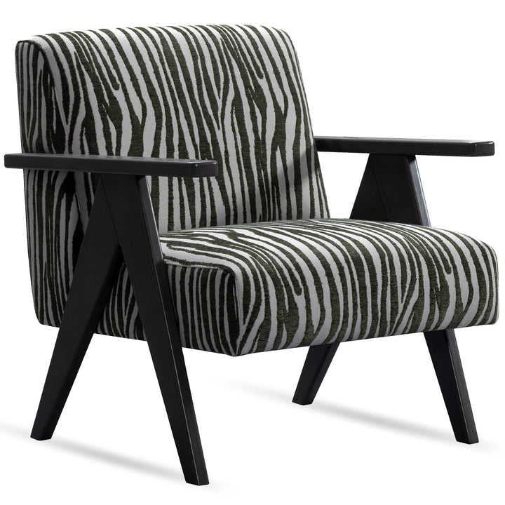 Japandi mixed weave fabric 1 seater sofa stua detail 1.