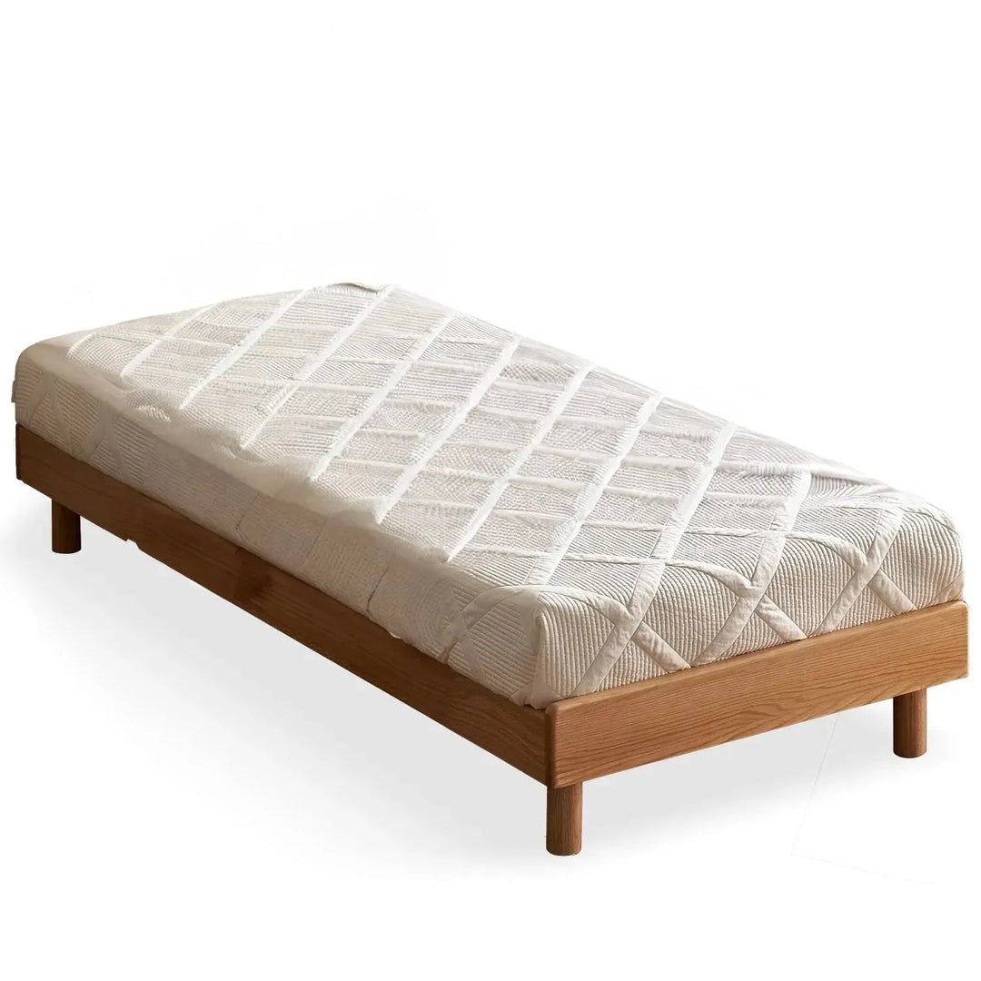 Scandinavian oak wood platform bed grimm detail 12.