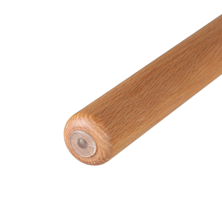 Scandinavian oak wood dining table beem detail 5.