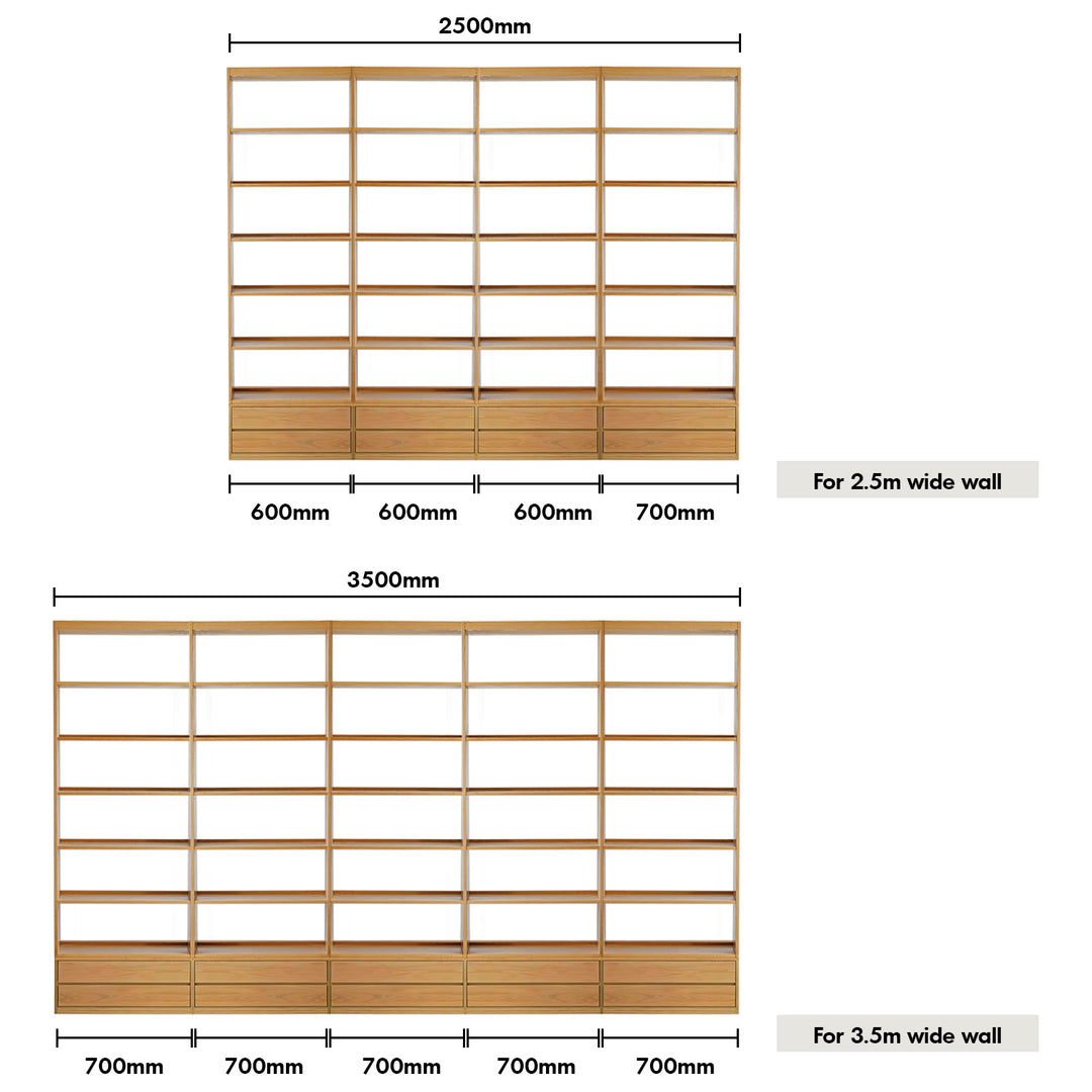 Scandinavian oak wood bookshelf shelfix situational feels.