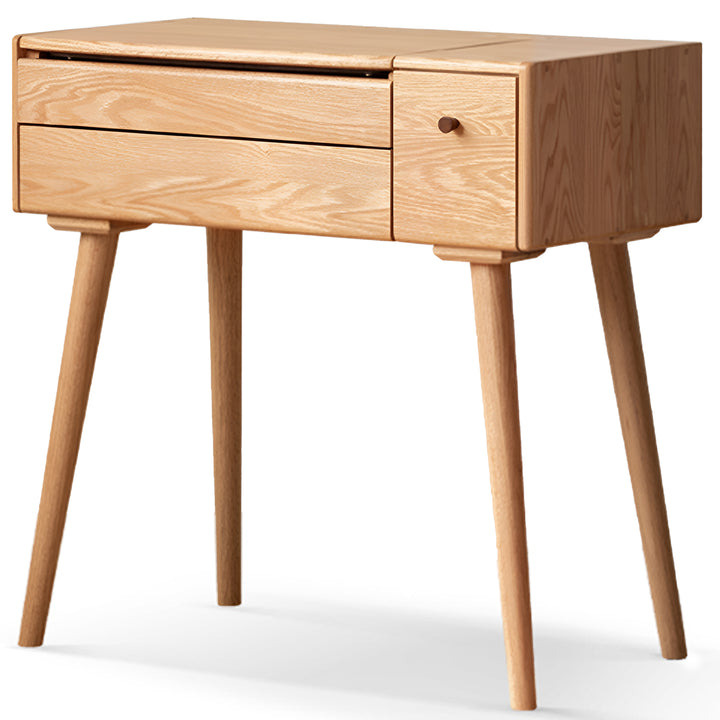 Scandinavian oak wood dressing table aura detail 9.