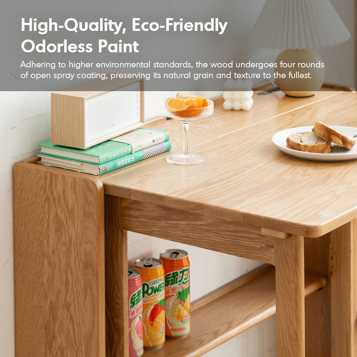 Scandinavian oak wood extendable study table jora environmental situation.