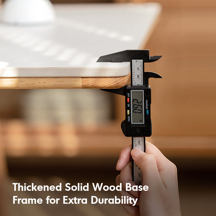 Scandinavian oak wood sintered stone extendable dining table flex detail 1.