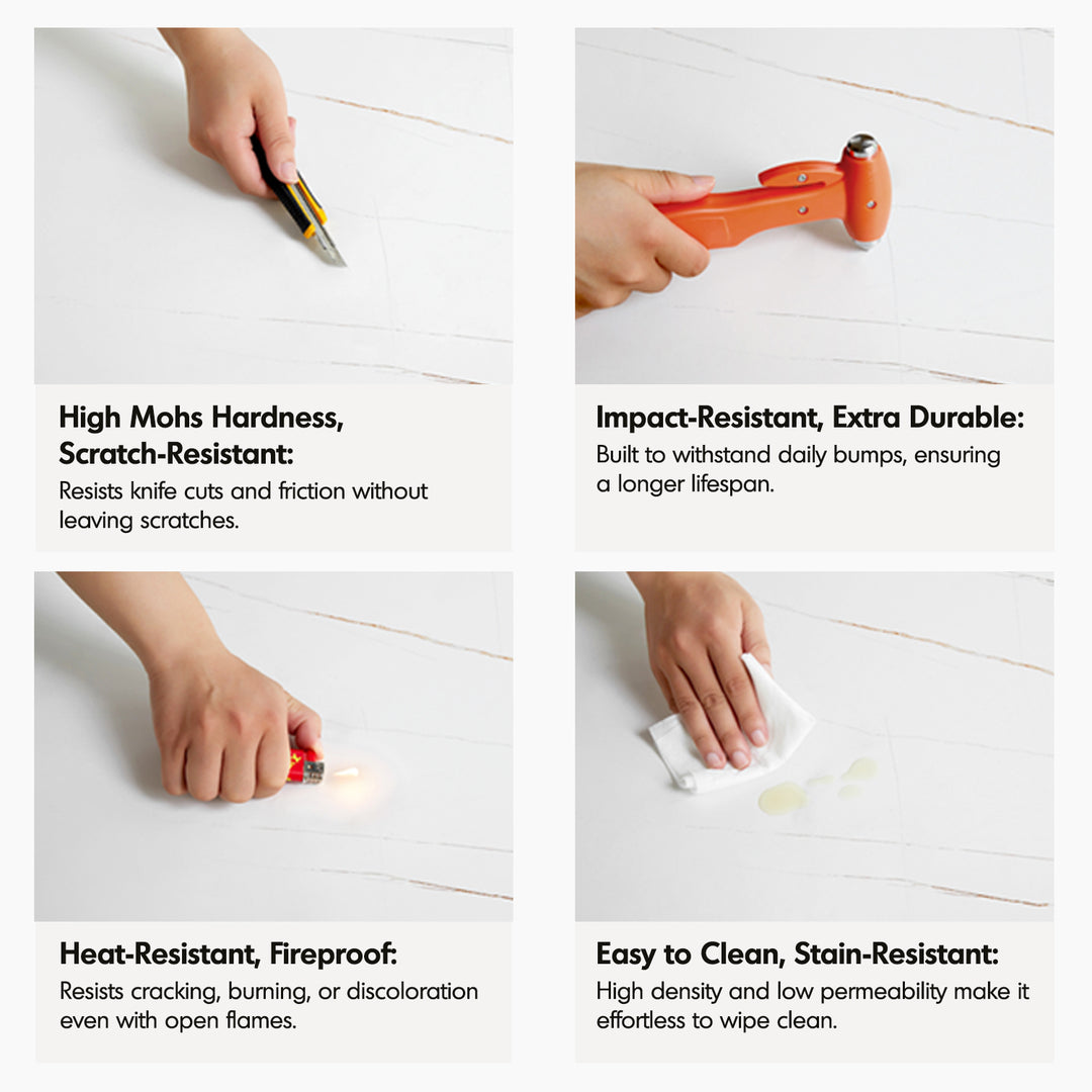 Scandinavian oak wood sintered stone storage side cabinet beam with context.