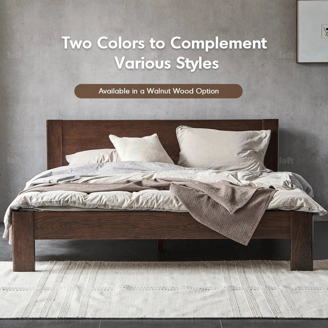 Scandinavian oak wood bed velora detail 10.