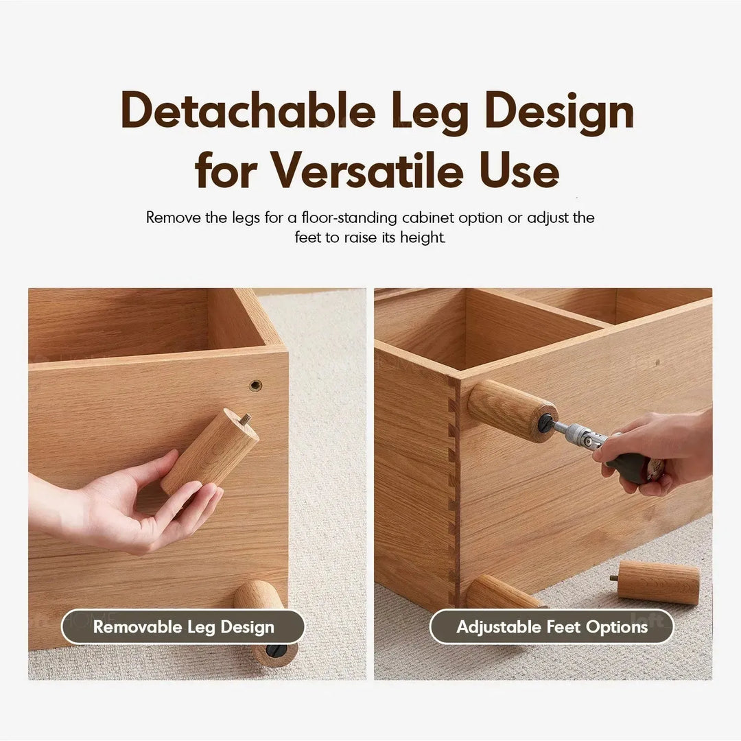 Scandinavian oak wood bookshelf gerin detail 24.