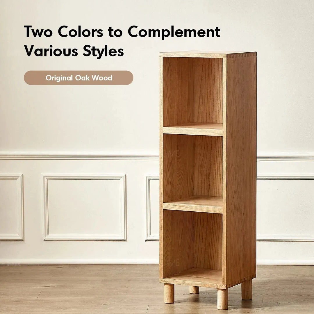 Scandinavian oak wood bookshelf gerin detail 36.