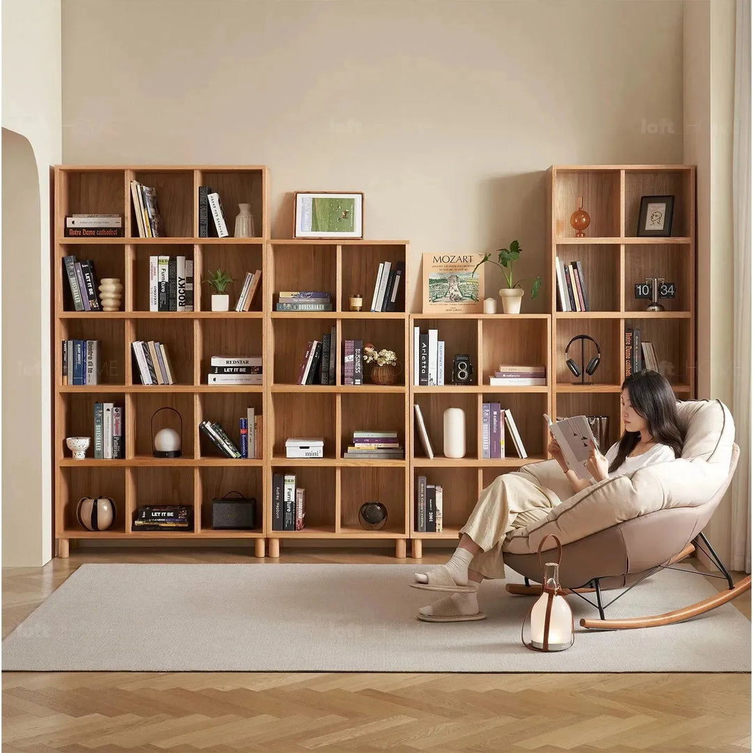 Scandinavian oak wood bookshelf gerin detail 39.