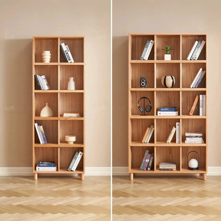 Scandinavian oak wood bookshelf gerin detail 40.