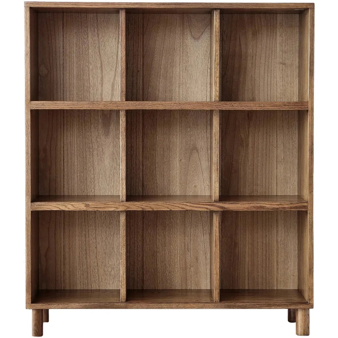 Scandinavian oak wood bookshelf gerin detail 43.