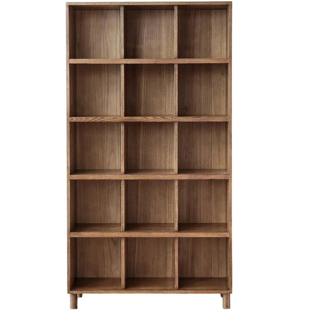 Scandinavian oak wood bookshelf gerin detail 46.