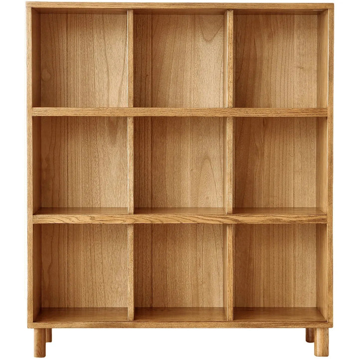 Scandinavian oak wood bookshelf gerin detail 52.