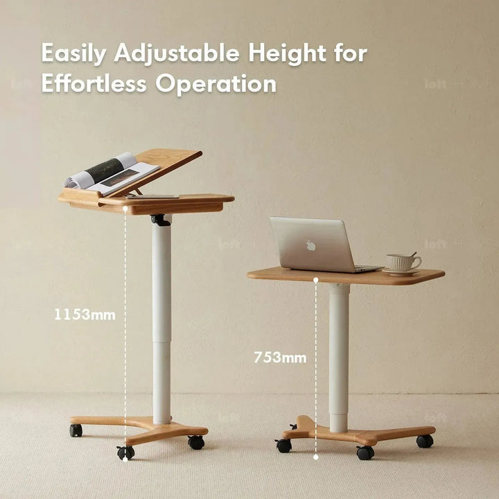 Scandinavian oak wood study table nova detail 9.