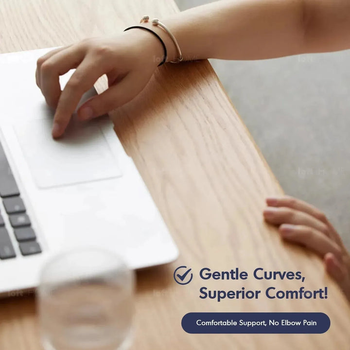 Scandinavian oak wood study table nova detail 16.