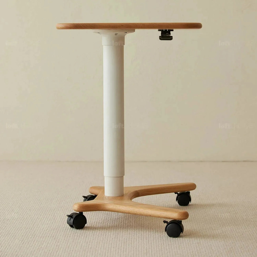 Scandinavian oak wood study table nova detail 27.