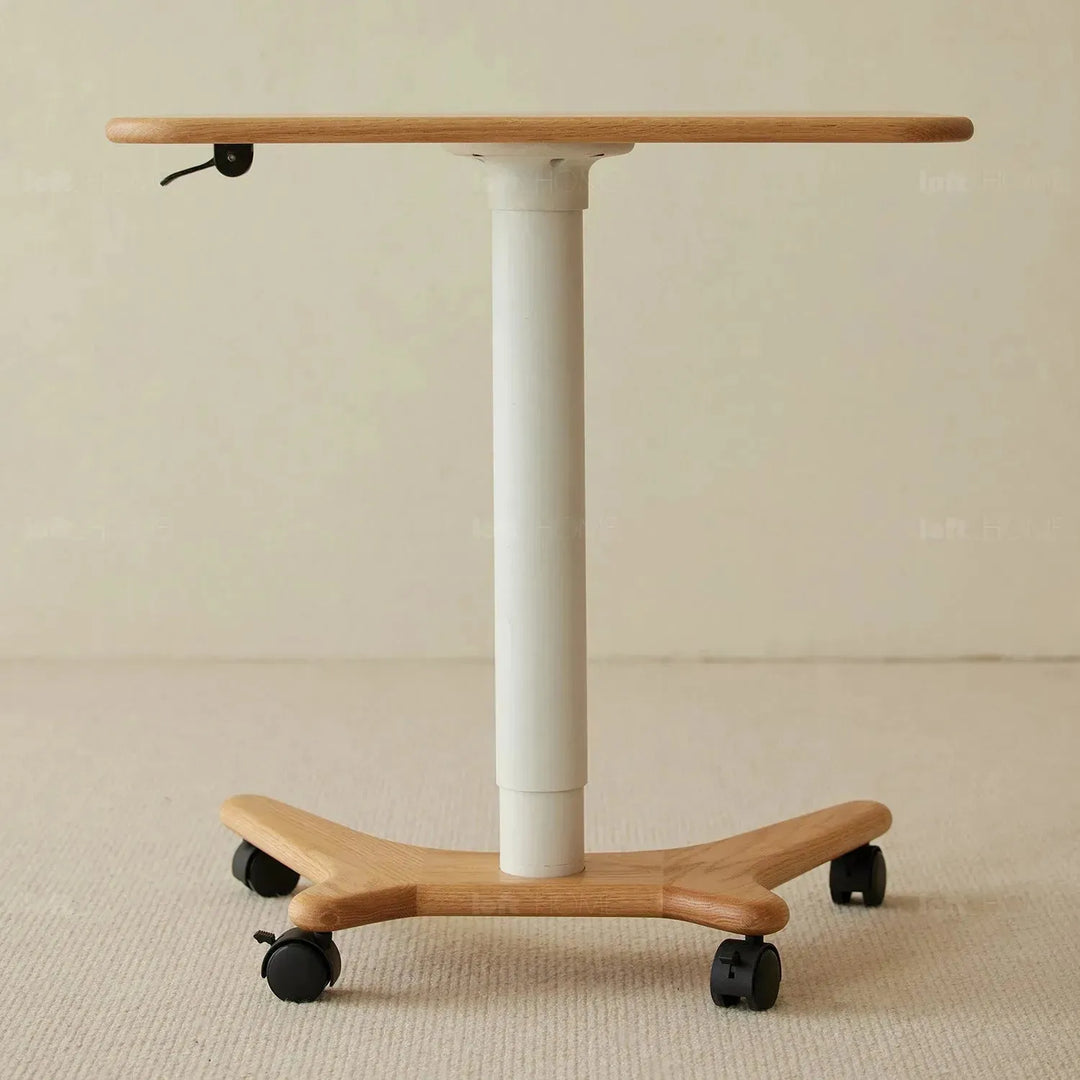 Scandinavian oak wood study table nova detail 28.