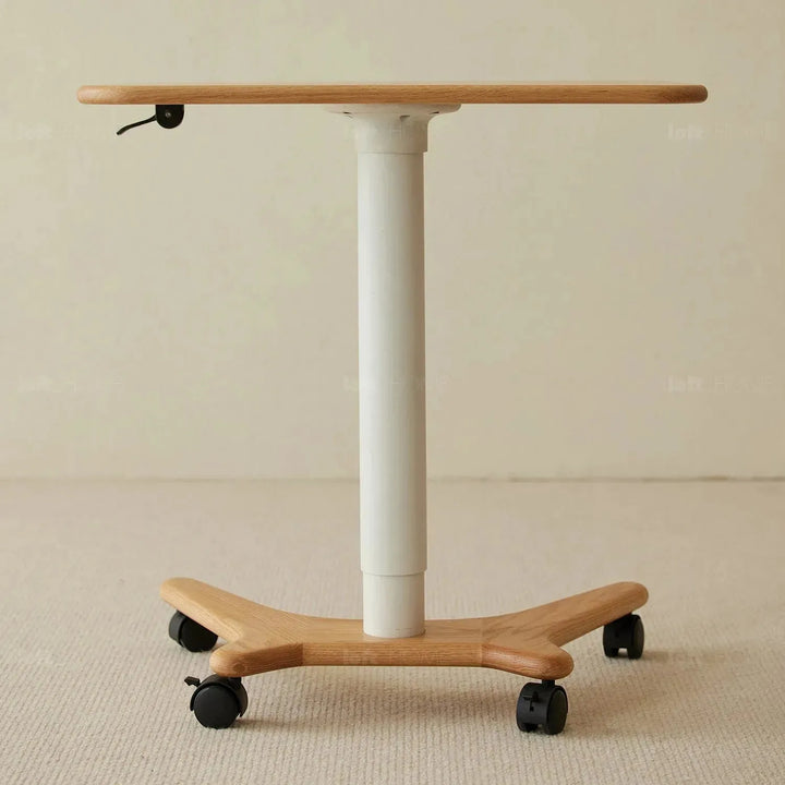 Scandinavian oak wood study table nova detail 28.