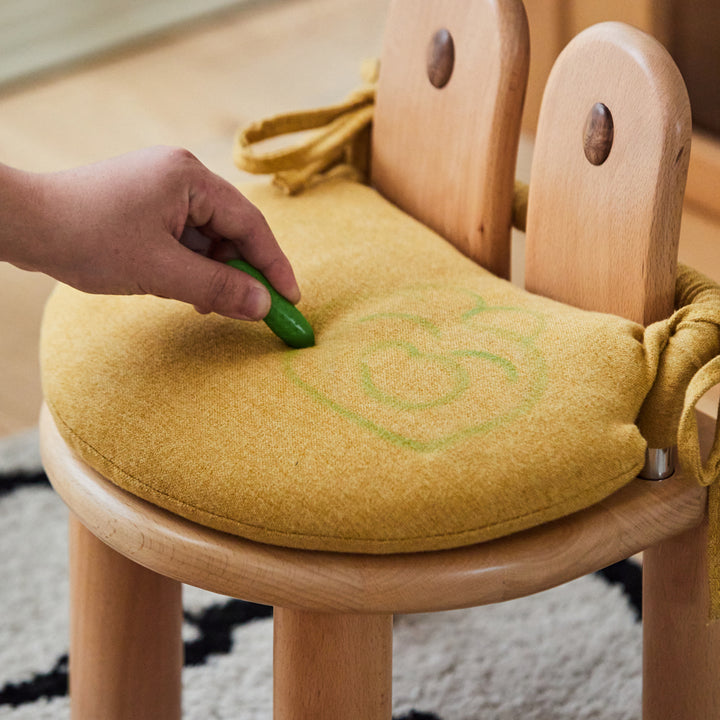 Scandinavian Beech Wood Kids Stool CRAB