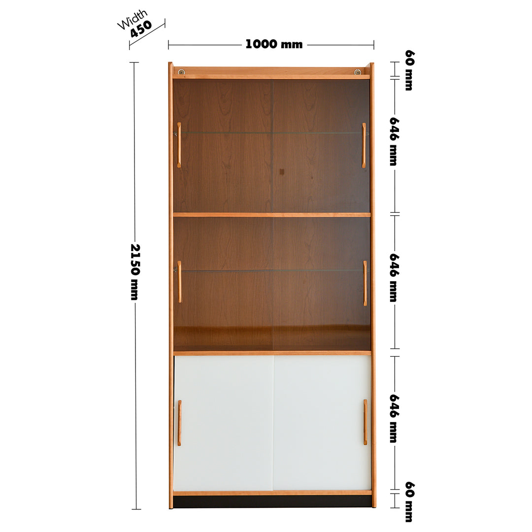 Scandinavian cherry wood bookshelf display cabinet timeless size charts.