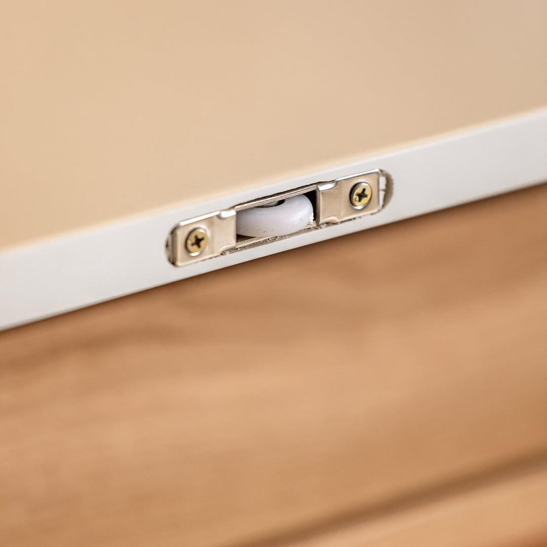 Scandinavian cherry wood sintered stone cabinet timeless detail 5.