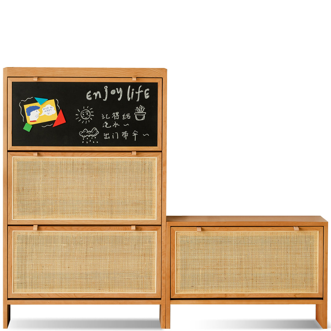 Scandinavian Rattan Shoe Cabinet KANGAROO