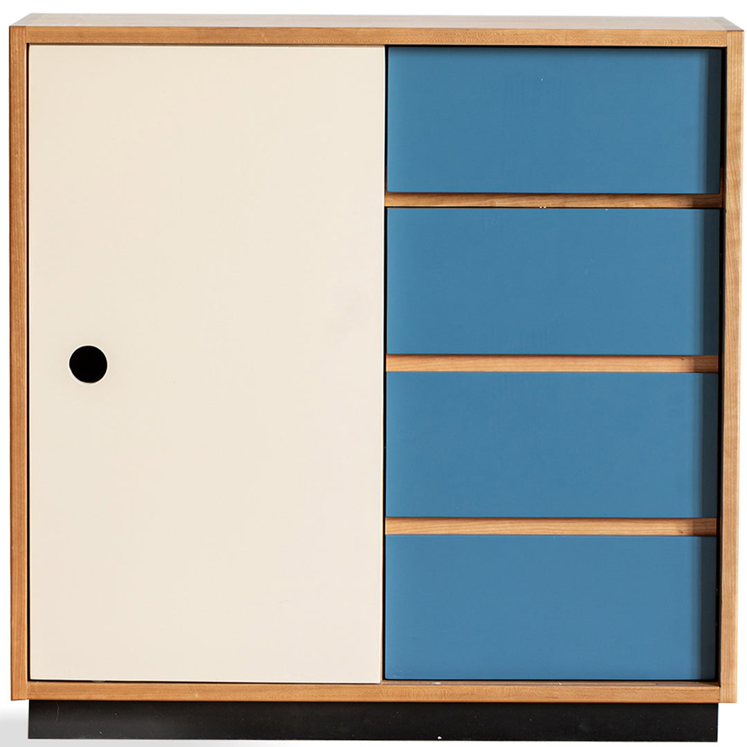 Scandinavian Cherry Wood Modular Cabinet TIME