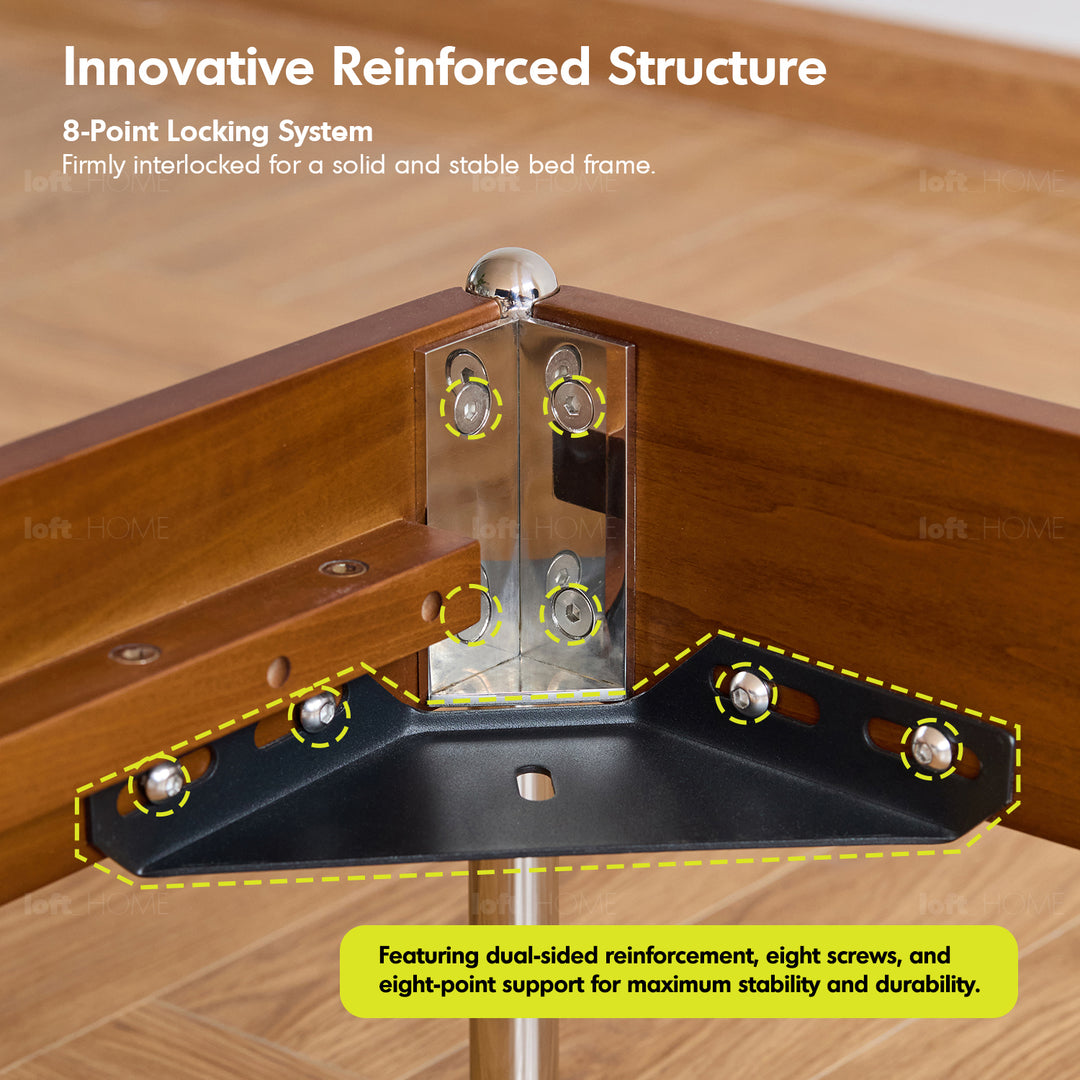 Vintage boxwood chenille velvet fabric bed lianne detail 18.