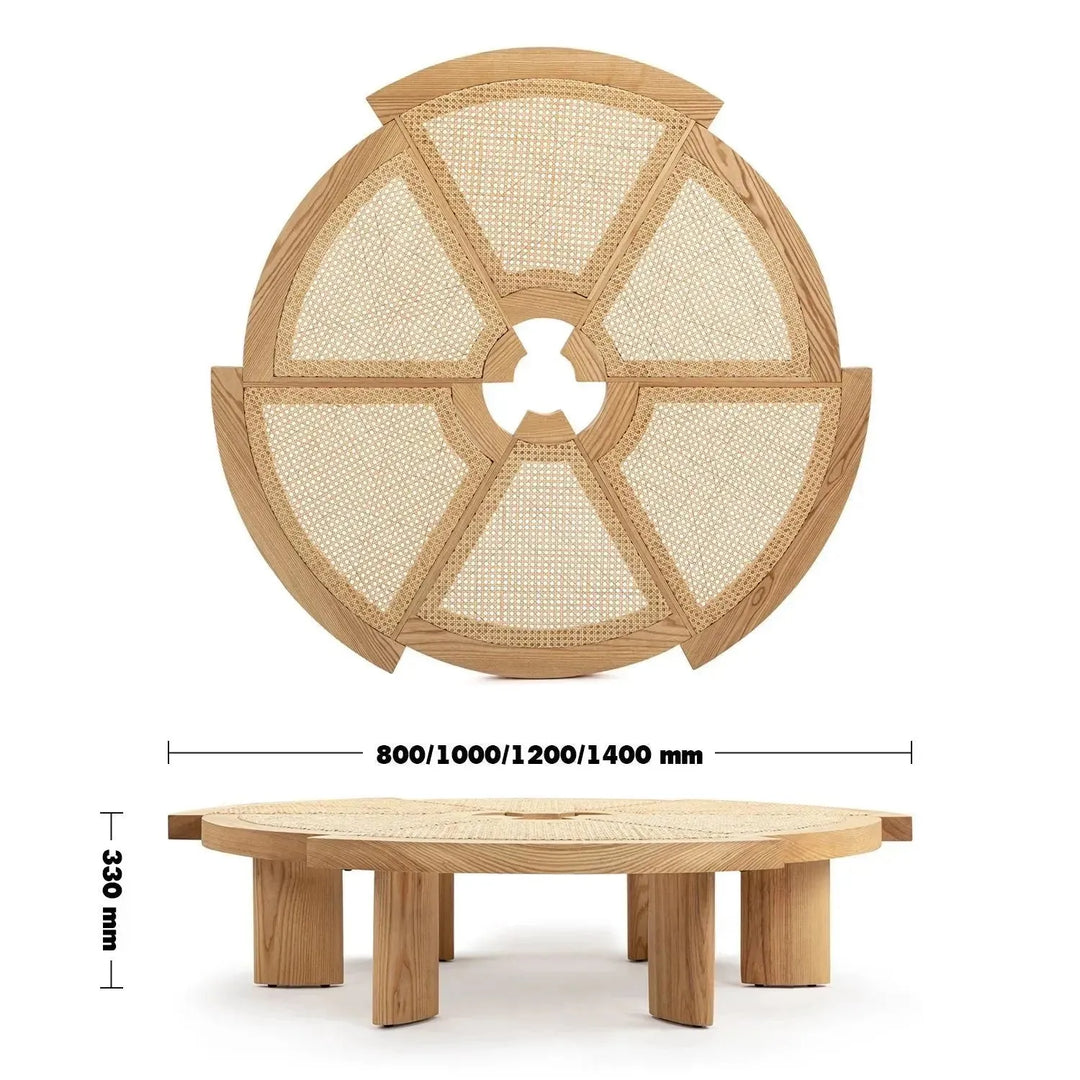 Scandinavian rattan coffee table rio size charts.