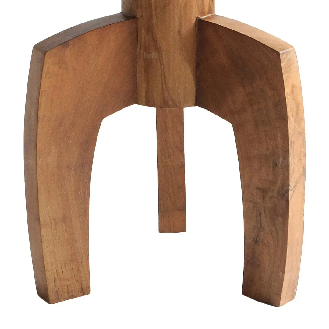 Rustic wood side table luna color swatches.