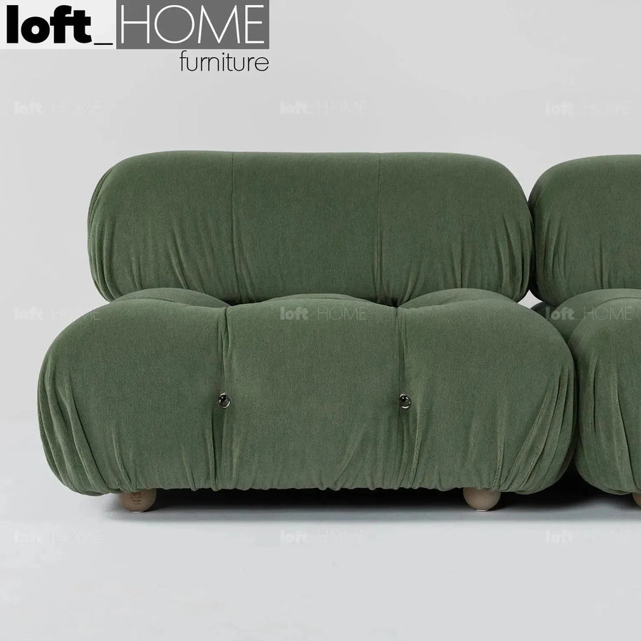 Contemporary fabric 1 seater sofa camaleonda primary product view.
