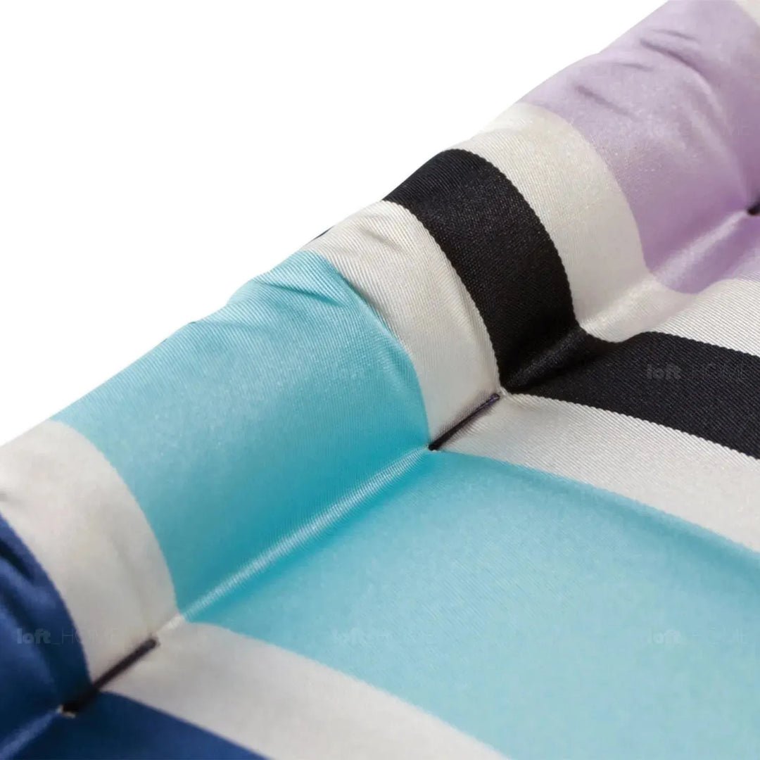 Contemporary fabric bed mahjong detail 4.