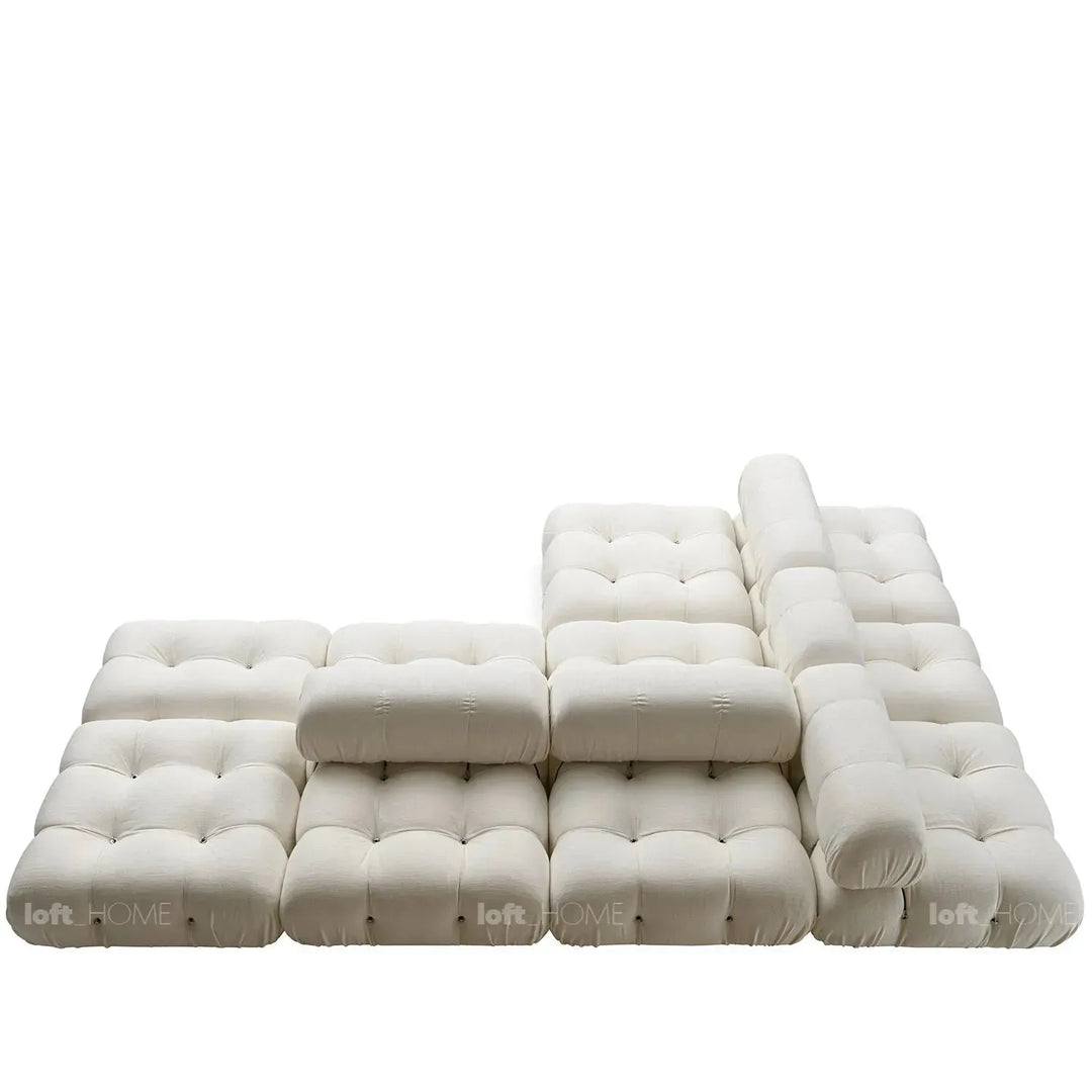 Contemporary fabric l shape sectional sofa camaleonda 3+l+ottoman conceptual design.